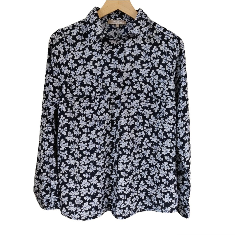 Marc Lauge Summertime Collection Floral Button-up Dress Shirt Small